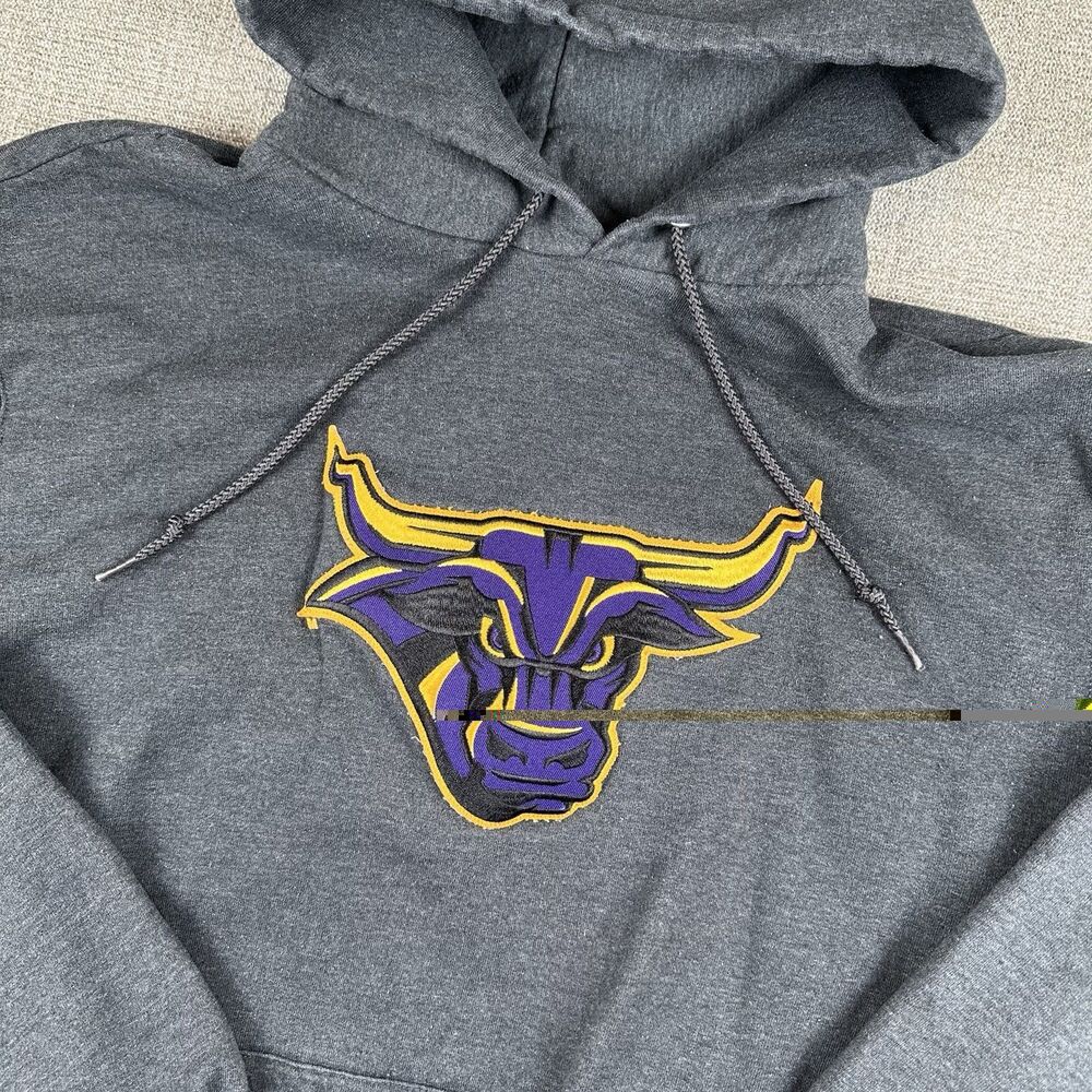 Champion Minnesota State Mavericks Hockey Hoodie Men Large Sweatshirt Vtg MSU